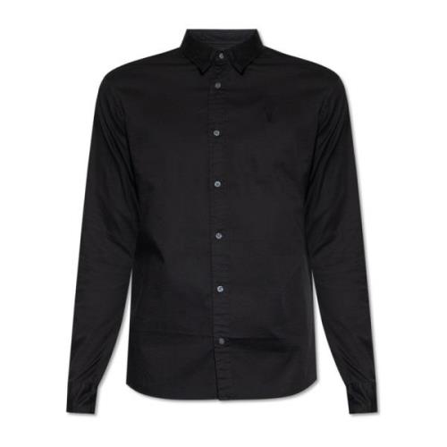 AllSaints ‘Hawthorne’ skjorta Black, Herr