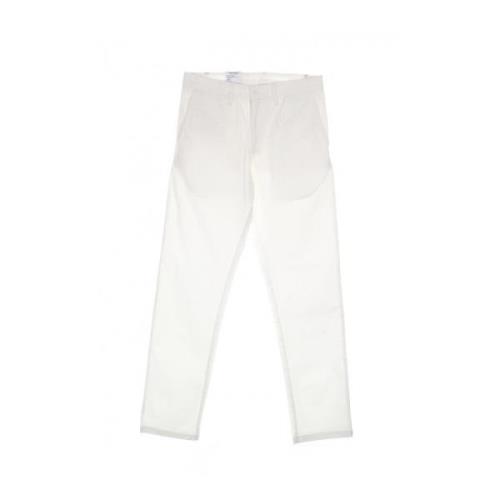 Carhartt Wip Slim-fit Trousers White, Herr