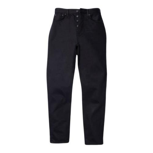 Nudie Jeans EverBlack Slim-Fit High-Waist Jeans Black, Dam