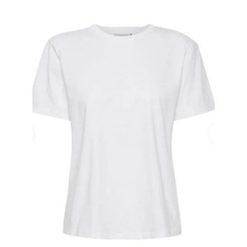 Gestuz Klassisk Vit Jorygz Tee T-Shirt White, Dam