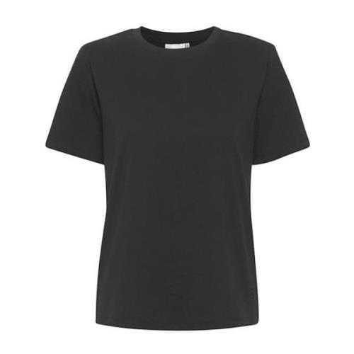 Gestuz Basic Svart Tee - Jorygz Stil Black, Dam