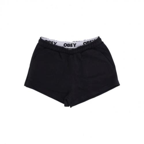 Obey Shorts Black, Dam