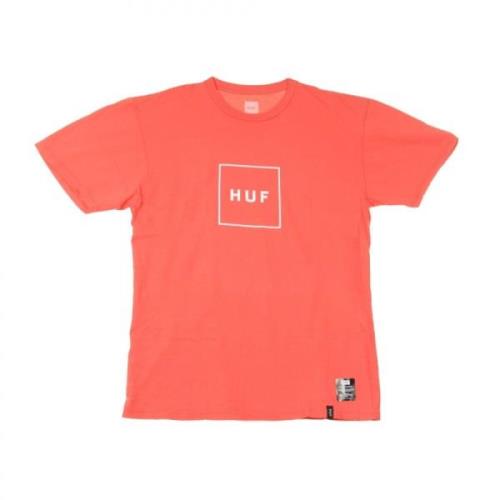 HUF Essentials Box Logo T-Shirt Orange, Herr