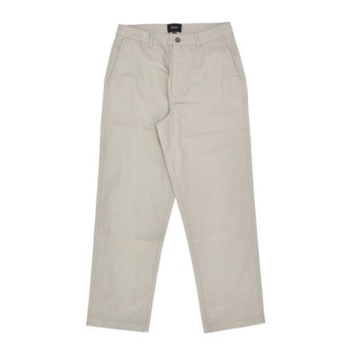 HUF Cropped Trousers Gray, Herr