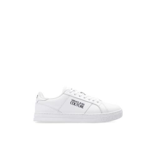 Versace Jeans Couture Logo Sneakers med vitt läder White, Herr