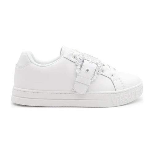 Versace Jeans Couture Vita Court Skor för Kvinnor White, Dam