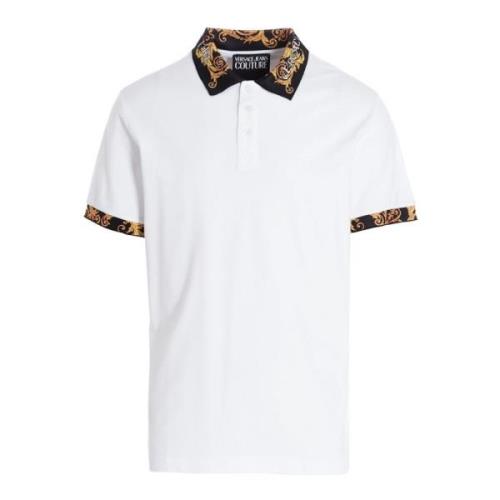 Versace Jeans Couture Stilig Polo White, Herr