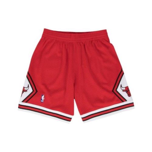 Mitchell & Ness Chicago Bulls Swingman Shorts Red, Herr