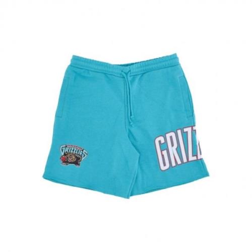 Mitchell & Ness NBA Game Day French Terry Short Hardwood Blue, Herr
