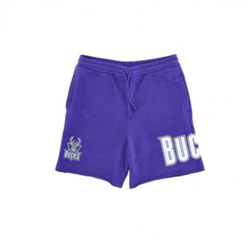 Mitchell & Ness NBA Game Day French Terry Shorts Hardwood Purple, Herr