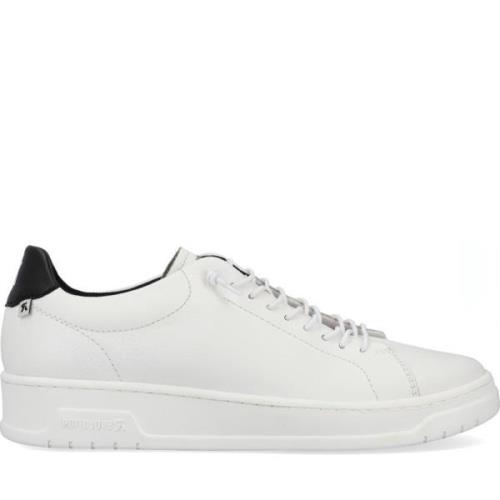 Rieker Vita lädersneakers för män White, Herr