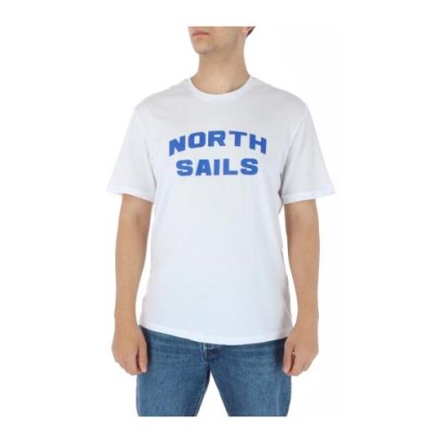 North Sails Herr T-shirt, vit White, Herr