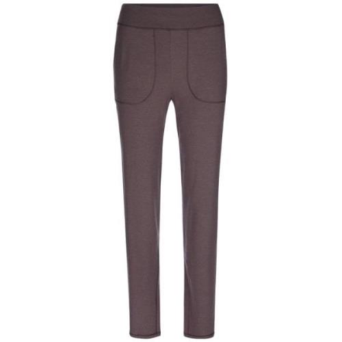 Calida Slim-fit Trousers Gray, Dam