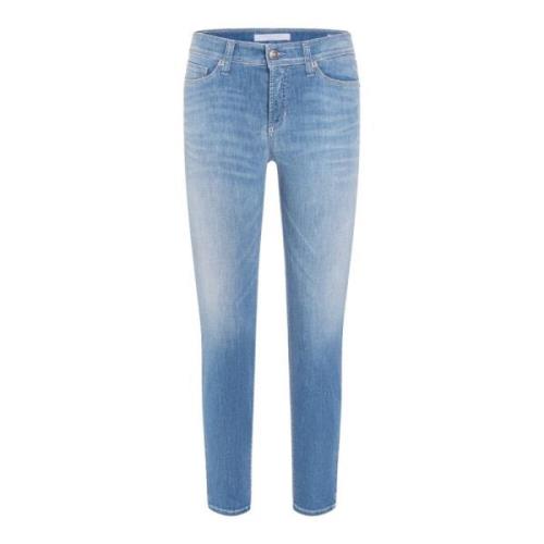 Cambio Blå Skinny Jeans Blue, Dam
