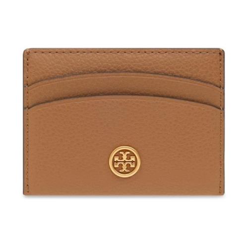 Tory Burch Korthållare med logotyp Brown, Dam