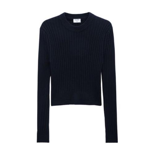 Filippa K Wool Rib Sweater Black, Dam