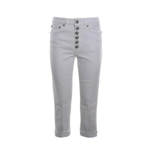 Dondup Bootcut Jeans White, Dam