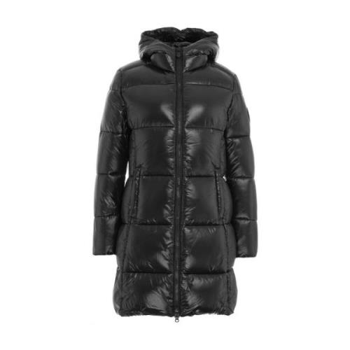 Save The Duck Svart Aw23 Dam Dunjacka - Stilfull och Varm Black, Dam