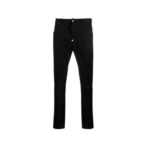 Dsquared2 Svarta Skater Jeans Black, Herr