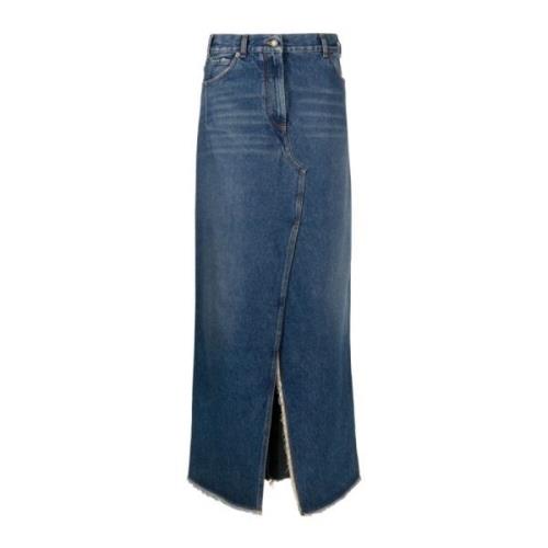 Darkpark Denim Skirts Blue, Dam