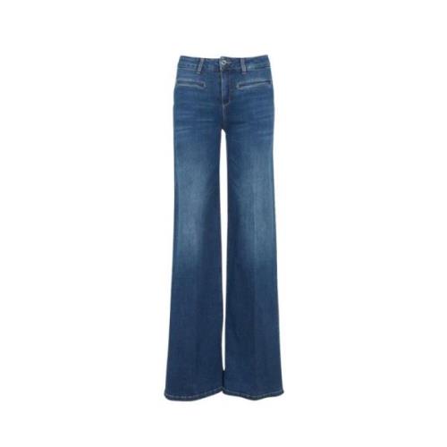 Liu Jo Perfekta Flare Högmidjade Jeans Blue, Dam