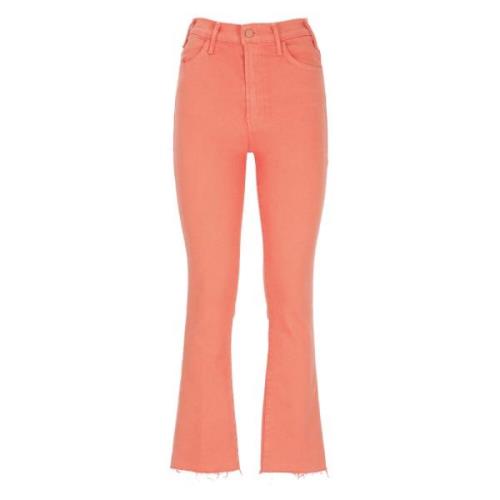 Mother Straight Jeans Orange, Dam