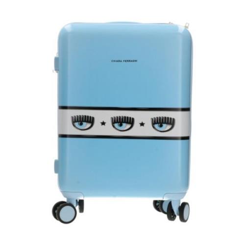 Chiara Ferragni Collection Suitcases Blue, Dam