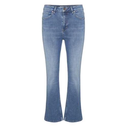 Part Two Flare Jeans Blue, Dam