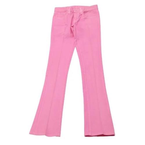 Ralph Lauren Pre-owned Pre-owned Bomull jeans Pink, Dam