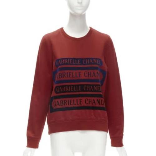 Chanel Vintage Pre-owned Bomull toppar Red, Dam