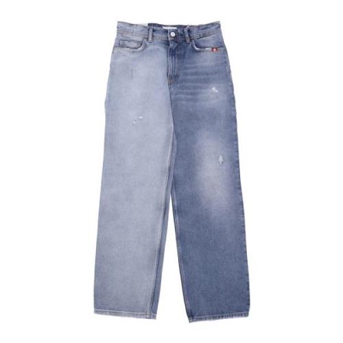 Amish Loose-fit Jeans Blue, Dam