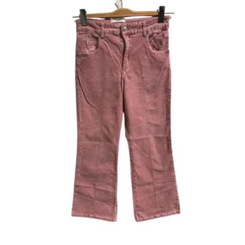 Isabel Marant Pre-owned Pre-owned Bomull jeans Pink, Dam