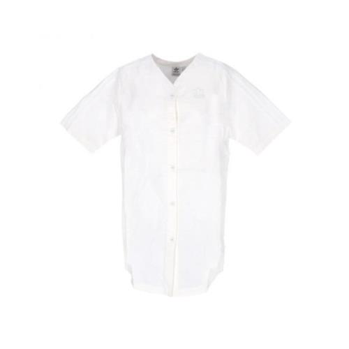 Adidas Avslappnad Daglig Skjortklänning White, Dam