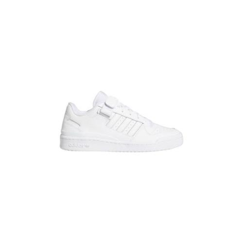 Adidas Läder Forum Sneakers - Vita White, Herr