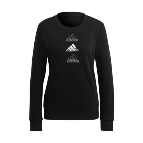 Adidas Logo Sweatshirt Black, Dam