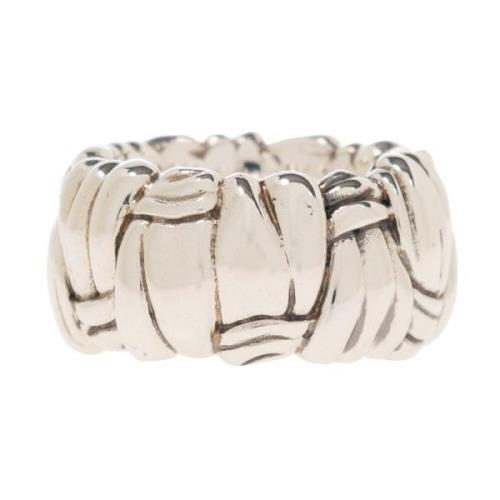 Bottega Veneta Silverräv Ring Gray, Dam