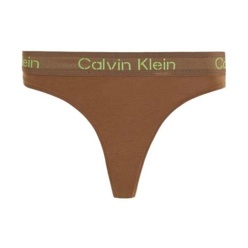 Calvin Klein String Bikini - Stretch Marrons Beige, Dam