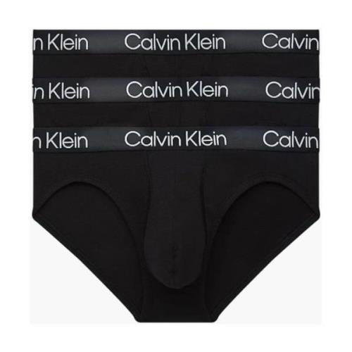 Calvin Klein Set med 3 stretch trosor - Noir Black, Herr