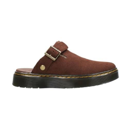 Dr. Martens Mocka Herrträskor med Pälsfoder och Guldtrim Brown, Herr