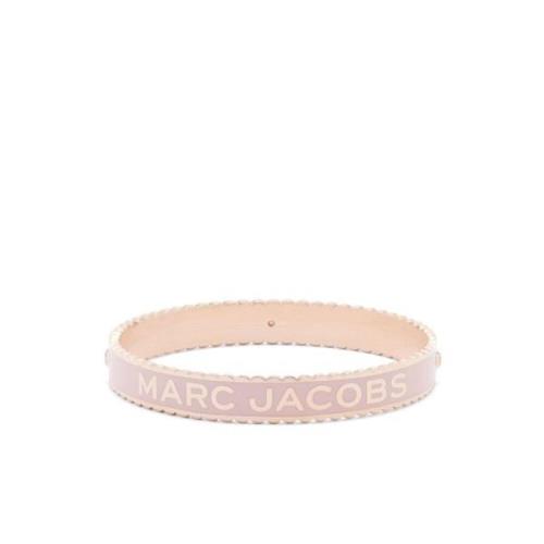 Marc Jacobs Sand/Rose Guld Medallion Armband Yellow, Dam
