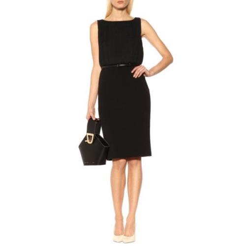 Max Mara Ärmelös Klänning Black, Dam