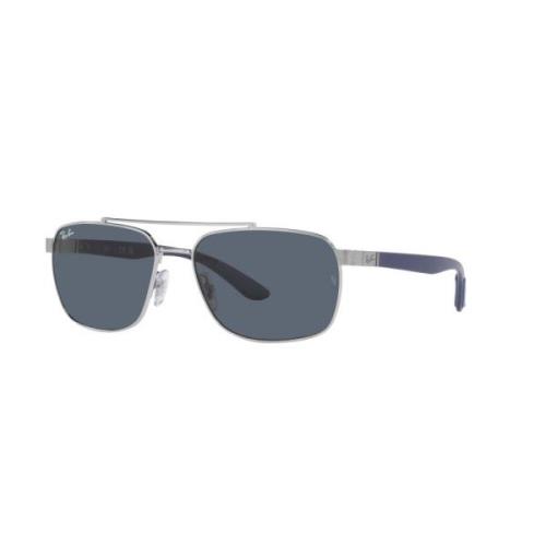 Ray-Ban RB 3701 Sungles, Silver/Dark Grey Gray, Herr