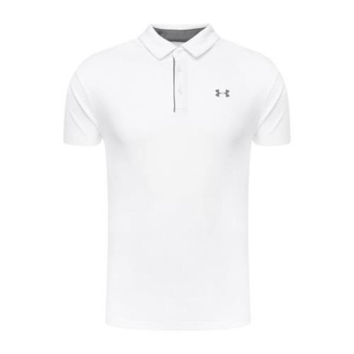 Under Armour Löst sittande Tech Polo - Tryckt Logotyp White, Herr