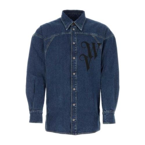 Vivienne Westwood Denim Skjorta Blue, Herr