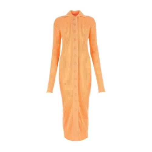 Jil Sander Pastell Orange Skjortklänning Orange, Dam