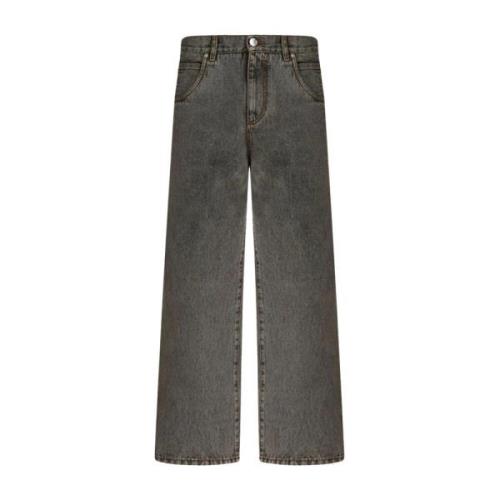 Etro Grå Denim Jeans, väm pform, Tillverkad i Italien Gray, Herr