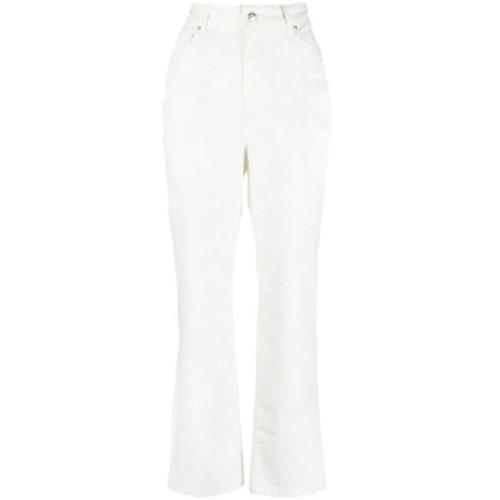 Etro Cropped Jeans White, Dam
