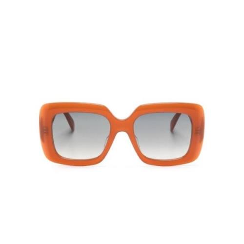 Celine Orange Solglasögon, Stiliga och mångsidiga Orange, Dam