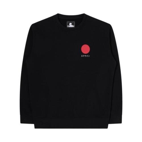 Edwin Japansk Sun Sweatshirt Black, Herr