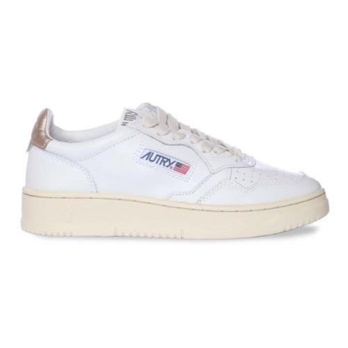 Autry Guld Tab Sneakers White, Dam
